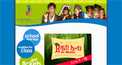 Desktop Screenshot of cornerstoneyouththeatre.org